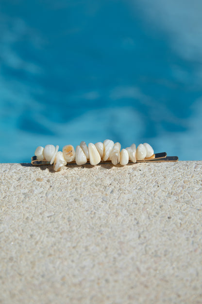 ✨ Set di mollette in metallo dorato con pietre e dettagli luminosi