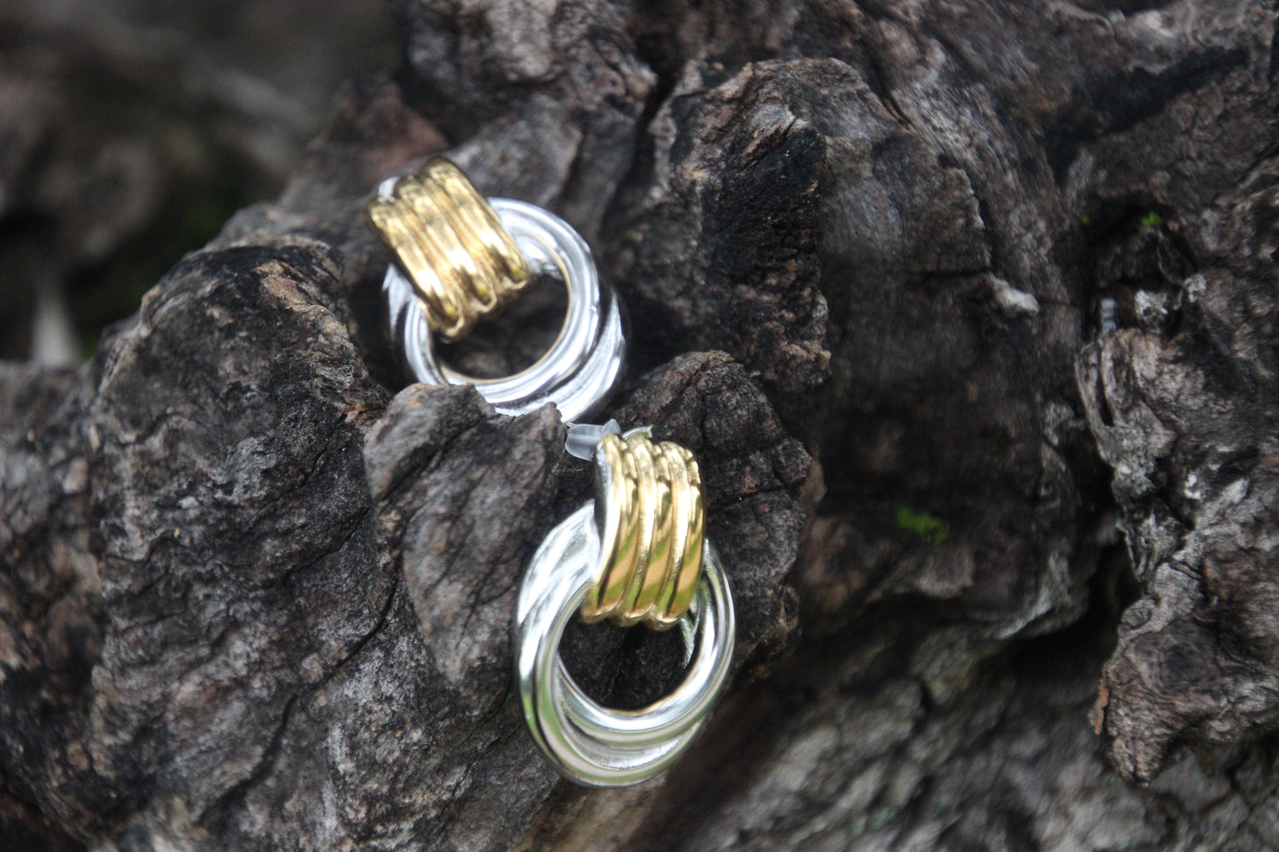 Orecchini “Eleganza Dorata” – Acciaio Inox & Oro 18K